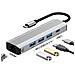 Docking Station 5-in-1 Gigabit Con Ethernet, Hub Usb 3.0 - Foto miniatura 1