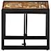 Tavolino Salotto Multicolore 40x40x35cm Legno Massello Recupero - Foto miniatura 3
