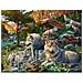 Puzzle Da 1500 Pezzi ""lupi In Primavera"", Per Adulti E Bambini Dai 14 Anni In Su, Qualità Premium, 80x60 Cm, 12000719, - Foto miniatura 1