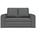 Divano Letto vitaXL 2 in 1 Grigio Scuro 148x71x83 cm Tessuto - Foto miniatura 6