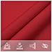 Vela Parasole Rossa 2x2x2 m 100% Poliestere Oxford - Foto miniatura 7