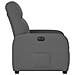 Poltrona Elettrica Reclinabile Grigio Scuro in Tessuto - Foto miniatura 6