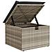 Set Divano da Giardino 6pz con Cuscini Grigio Chiaro Polyrattan - Foto miniatura 9