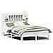 Letto Libreria senza Materasso Bianco 150x200 cm Legno di Pino - Foto miniatura 1