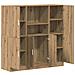 Set di Mobili da Cucina 3 pz Rovere Marrone in Truciolato - Foto miniatura 4