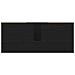 Mobiletto lavabo Rovere nero 80x33x60 cm Legno ingegnerizzato - Foto miniatura 9