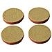 Packcenter Set 10 Blister Feltrini Tondi Multistrato Ø 30 Mm – 60 Pezzi Totali – Triplo Strato Con Gomma Ammortizzante Per Mobili, Sedie, Tavoli, Protezione Pavimenti - Foto miniatura 1