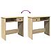 Scrivania Rovere Sonoma 80x40x75 cm in Legno Multistrato - Foto miniatura 8
