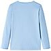 Maglietta per Bambini a Maniche Lunghe Blu Chiaro 140 - Foto miniatura 2