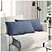 Cuscini da Divano 2 pcs Blu 80 x 40 cm Tessuto in Cords - Foto miniatura 2