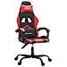 Sedia da Gaming Girevole Nera e Rossa in Similpelle - Foto miniatura 1