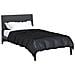 Piumone Completo Annuale Nero 200 x 140 cm Satin e Micropile - Foto miniatura 3