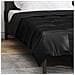 Piumone Completo Annuale Nero 200 x 140 cm Satin e Micropile - Foto miniatura 4