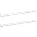 Scaffale da parete 2 pcs Marmo Bianco 115 x 9 x 3 cm - Foto miniatura 1