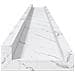 Scaffale da parete 2 pcs Marmo Bianco 115 x 9 x 3 cm - Foto miniatura 8