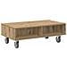 Tavolino con Ruote Rovere artigianale 90 x 50 x 30 cm - Foto miniatura 7
