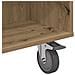 Tavolino con Ruote Rovere artigianale 90 x 50 x 30 cm - Foto miniatura 8
