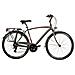 Bici Uomo Misura 28 City Bike Bicicletta Zfr21va Linea Zefiro Telaio Alluminio Cambio Altus 21v Completa Di Accessori Luci Led - 47 Nero Opaco - Foto miniatura 3