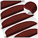 Tappetini per scale autoadesivi 15 pcs Rosso Bordeaux - Foto miniatura 2