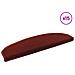 Tappetini per scale autoadesivi 15 pcs Rosso Bordeaux - Foto miniatura 3