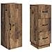 Set di armadi 2 pcs Legno antico 33 x 34,5 x 87 cm - Foto miniatura 3