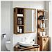 Armadio da bagno a muro Legno vecchio 20 x 16 x 62,5 cm - Foto miniatura 2