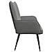 Sofa a Due Posti Grigio scuro 115 x 61 x 87 cm Velluto - Foto miniatura 5