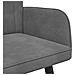 Sofa a Due Posti Grigio scuro 115 x 61 x 87 cm Velluto - Foto miniatura 7