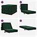 Divano Letto Pieghevole 90 x 63 x 45 cm Verde Scuro - Foto miniatura 8