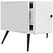 Mobile TV Bianco Lucido 147 x 34,5 x 30 cm Legno ingegnerizzato - Foto miniatura 7