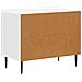 Armadio da Notte con cassetto Bianco Lucido 62 x 34,5 x 49,5 cm - Foto miniatura 6