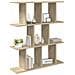 Scaffale da parete Rovere Sonoma 80 x 20 x 96 cm - Foto miniatura 3