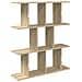 Scaffale da parete Rovere Sonoma 80 x 20 x 96 cm - Foto miniatura 6