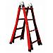 Scala Multiuso Telescopica Acciaio 5+5 Gradini - Foto miniatura 1