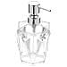 Dispenser sapone in abs colore trasparente linea Diamante - Foto miniatura 2