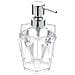 Dispenser sapone in abs colore trasparente linea Diamante - Foto miniatura 1