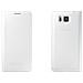 Flip Cover Custodia Galaxy Alpha Bianco - Foto miniatura 3