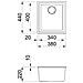 Lav. Quadra 100 41x50 1v Full Black 40 Sottotop Fu - Foto miniatura 2