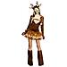 Costume Marrone Renna Donna Small - Foto miniatura 1