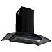 Cappa Aspirante A Muro Acciaio Inox 756 M³ / h 90 Cm Nera - Foto miniatura 1
