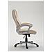 Sedia da Ufficio XL Texas V2, in Similpelle, Sedia presidenziale, meccanismo di Oscillazione, Super Imbottita, Max capacità di carico 180 kg, Girevole, con braccioli, Alto Schienale Crema - Foto miniatura 3