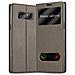 Custodia Libro Per Samsung Galaxy Note 8 In Bruno Pietra - Con Funzione Stand E Chiusura Magnetica - Portafoglio Cover Case Wallet Book Etui Protezione - Foto miniatura 1