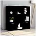 Libreria Nera 98x30x98 cm in Legno Multistrato - Foto miniatura 1