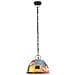 Lampada A Sospensione Vintage 25 W Colorata Rotonda 31 Cm E27 - Foto miniatura 3