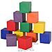 Set 12 Cubi Morbidi, Gioco Per Bambini Educativo Da 2 Anni In Su, 20x20x20cm, Multicolore - Foto miniatura 2