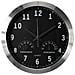 Orologio da Parete 35,5 cm Nero e Argento - Foto miniatura 1