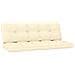 Panca da Giardino e Cuscini Crema 179cm Legno Pino Impregnato - Foto miniatura 4