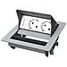Cableport Standard 2-fold - Aufputzbox - 2 Steckdosen - Ral 9006 - Foto miniatura 2
