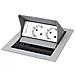 Cableport Standard 2-fold - Aufputzbox - 2 Steckdosen - Ral 9006 - Foto miniatura 1