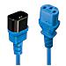 30472, Femmina / femmina, C13 coupler, C14 coupler, Dritto, Dritto, Blu - Foto miniatura 1